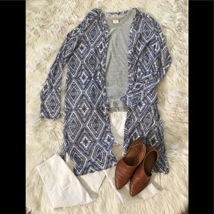 Trench Style Cozy Light Weight Sweater